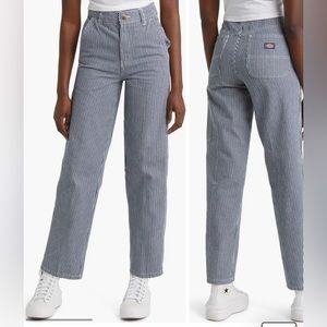 Hickory stripe cotton twill pants